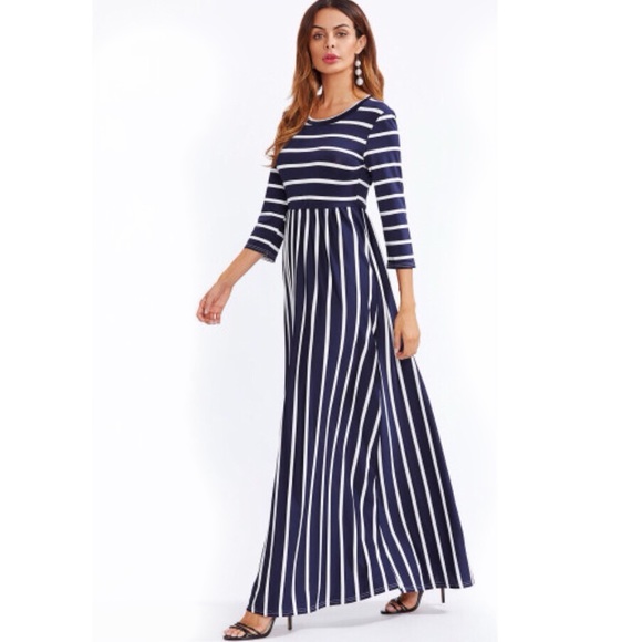 51Twenty Dresses & Skirts - LAST ONE [New] FULL LENGTH STRIPE MAXI DRESS
